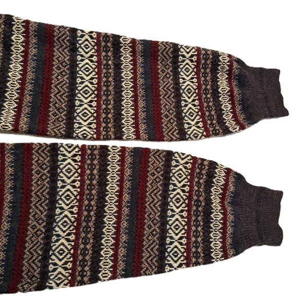 Cambridge Classics Sweater Mens Grandpa Knit Large Long Sleeve Fair Isle Y2K Vnt - Picture 6 of 8